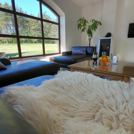 Villa Caloroczny Domek W Lesie Puszcza Zielonka à Kiszkowo Extérieur photo