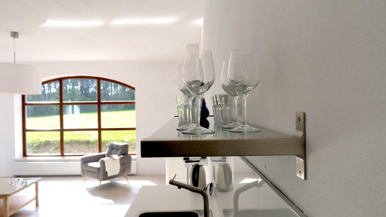 Villa Caloroczny Domek W Lesie Puszcza Zielonka à Kiszkowo Extérieur photo
